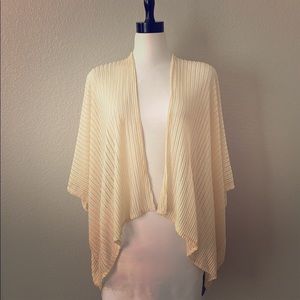 Ivory open poncho!